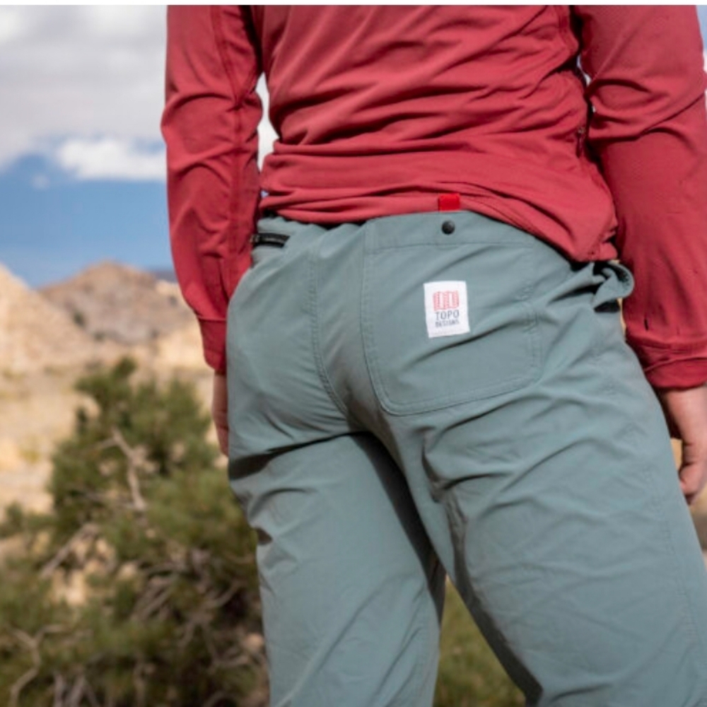 Topo Designs Green Straight Leg Pants